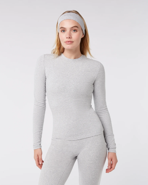 Lounge Top - Grey Melange