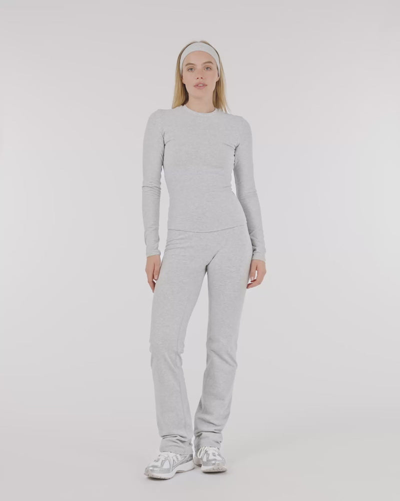 Lounge Top - Grey Melange