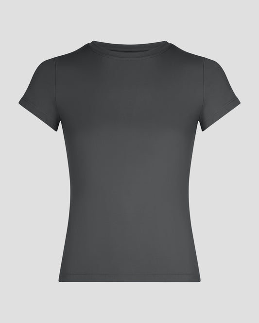 Short Sleeve Top - Slate Grey