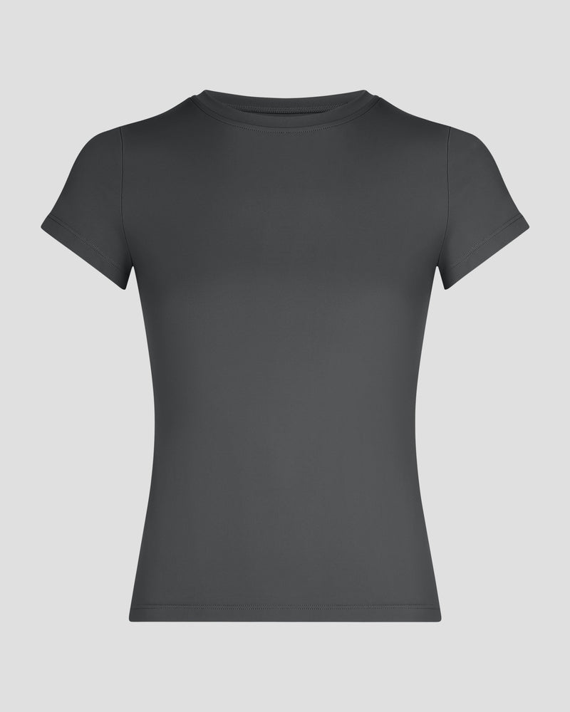 Short Sleeve Top - Slate Grey