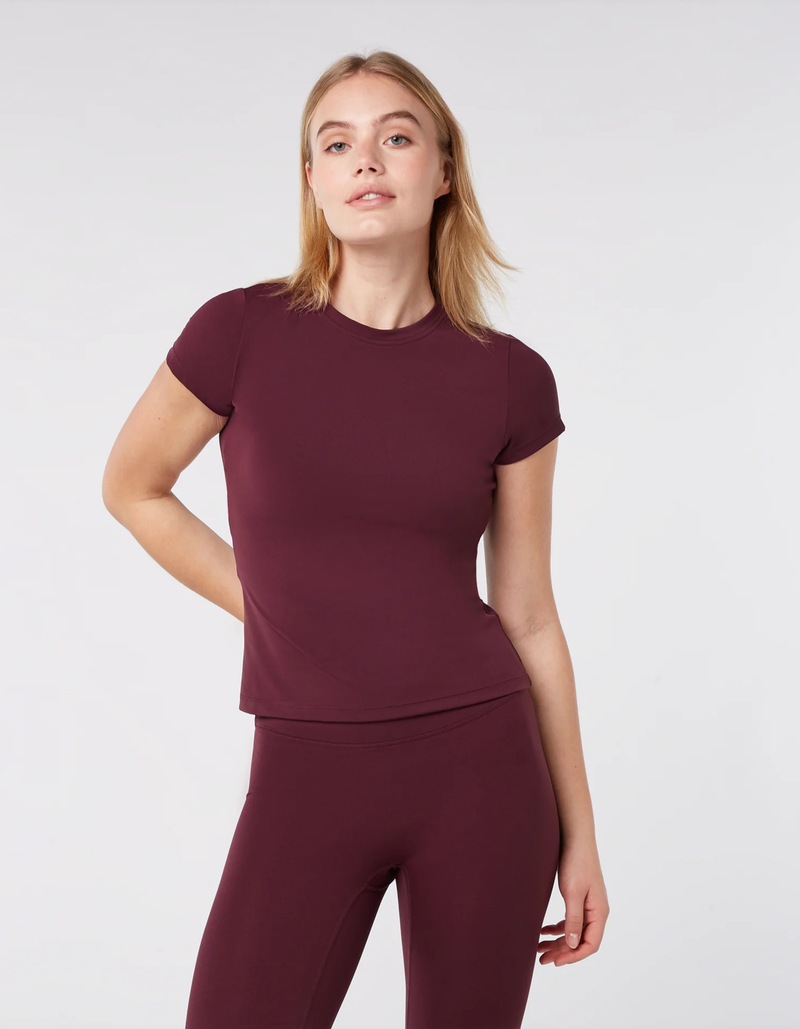 Short Sleeve Top - Velvet Red