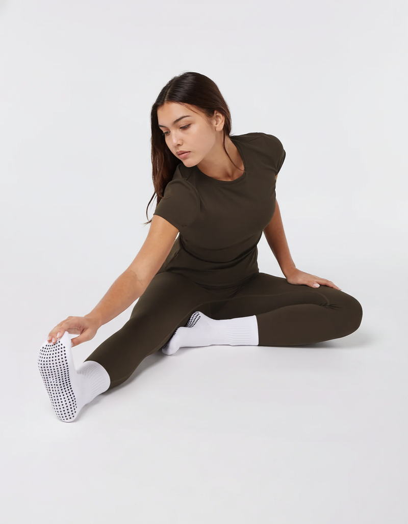 Short Sleeve Top - Espresso Brown